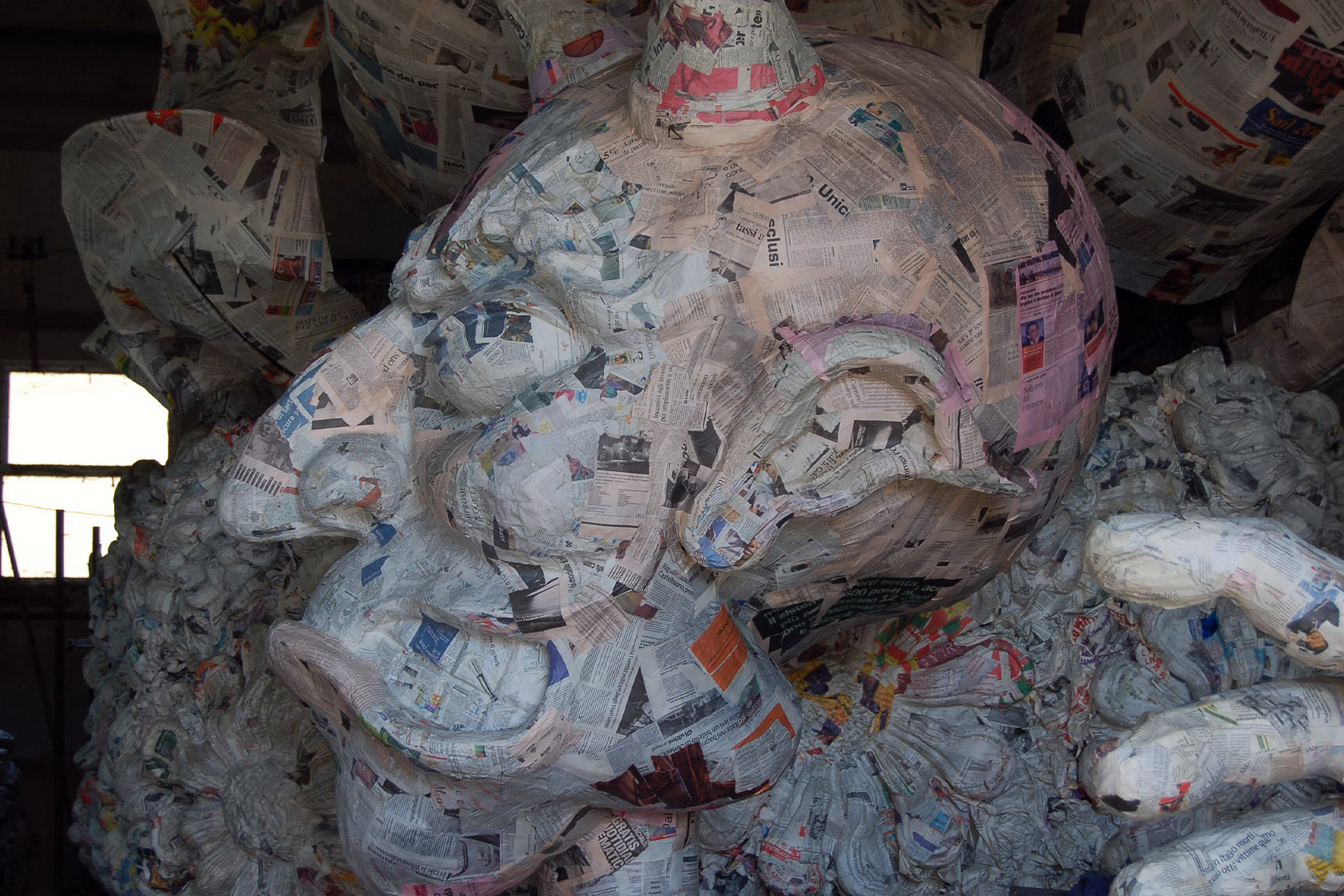 Realizzazione dei carri allegorici di Carnevale a Termini Imerese